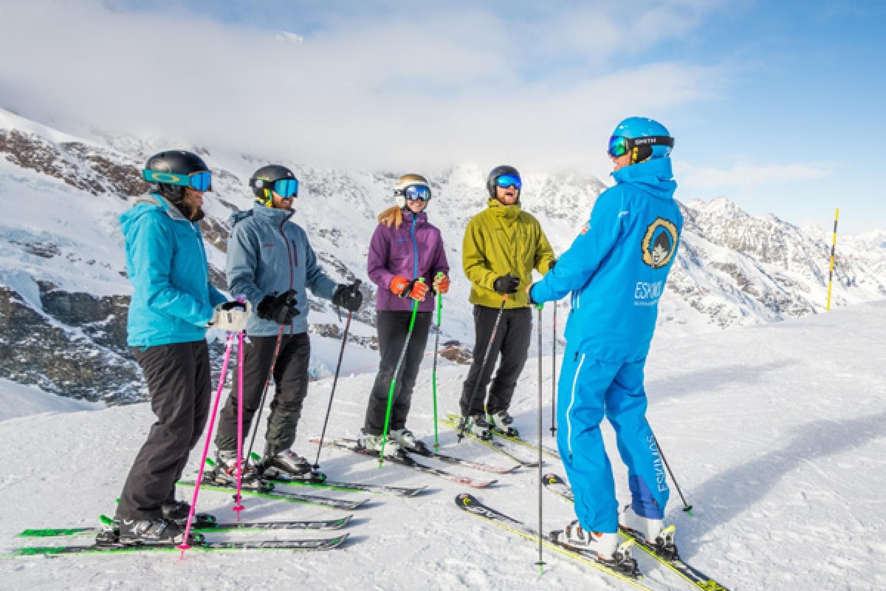 group lessons ski ESKIMOS