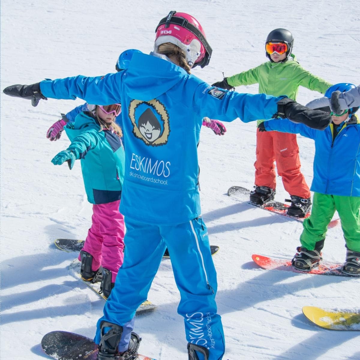 kids lessons snowboard